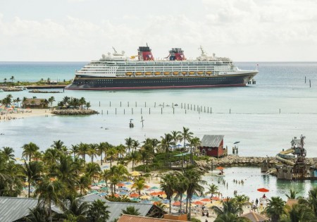 Disney Cruise Line - Ship at Castaway Cay